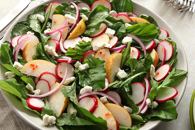 Zesty radish salad